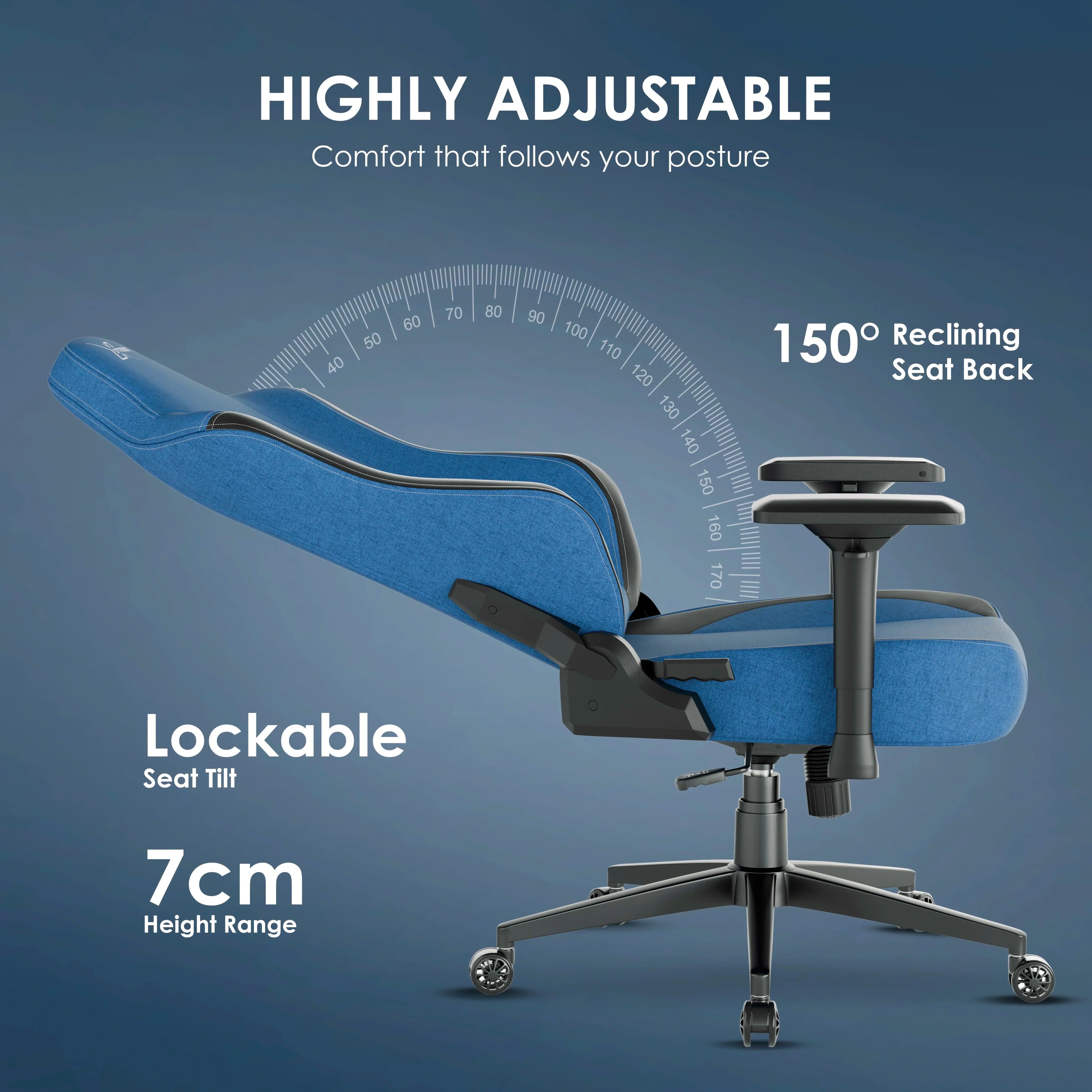 Xstriker Ergonomic Home Office Chair - Computer PC Gaming Chair