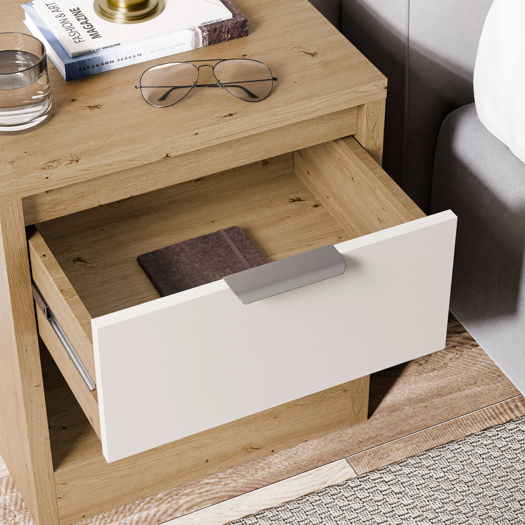 Skova 4 Piece Bedroom Set - Wardrobe and Chest of Drawers