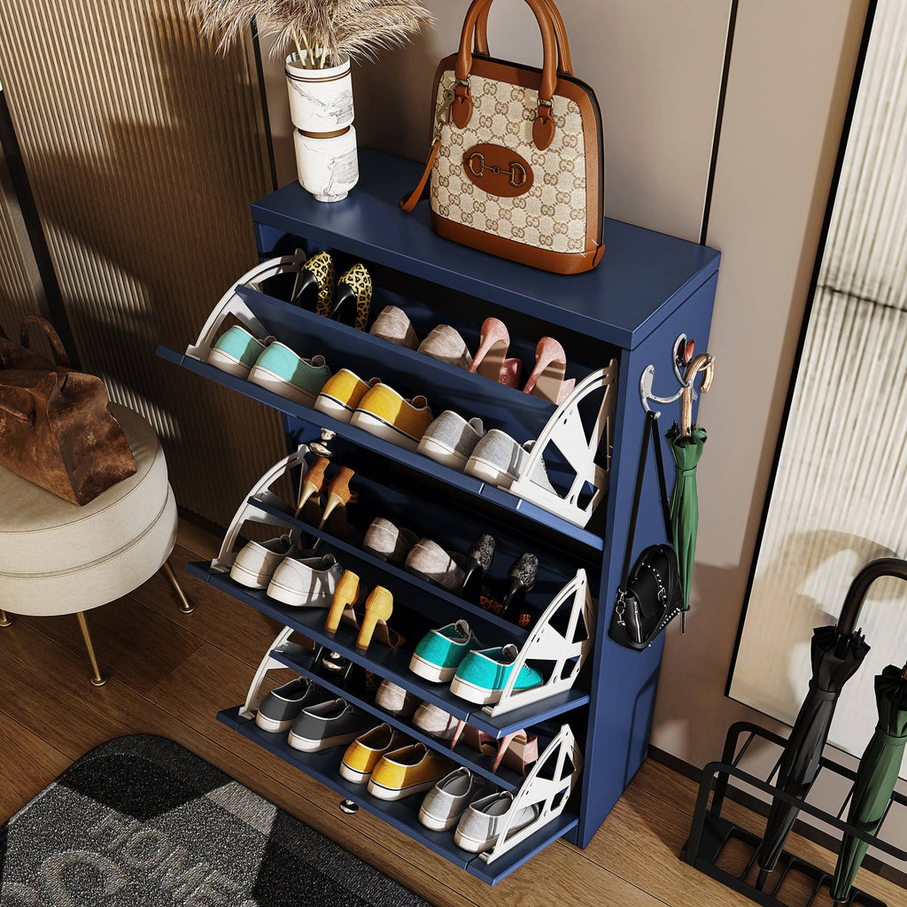 Shaker Shoe Cabinet For Hallway | Modern Shoe Storage Unit