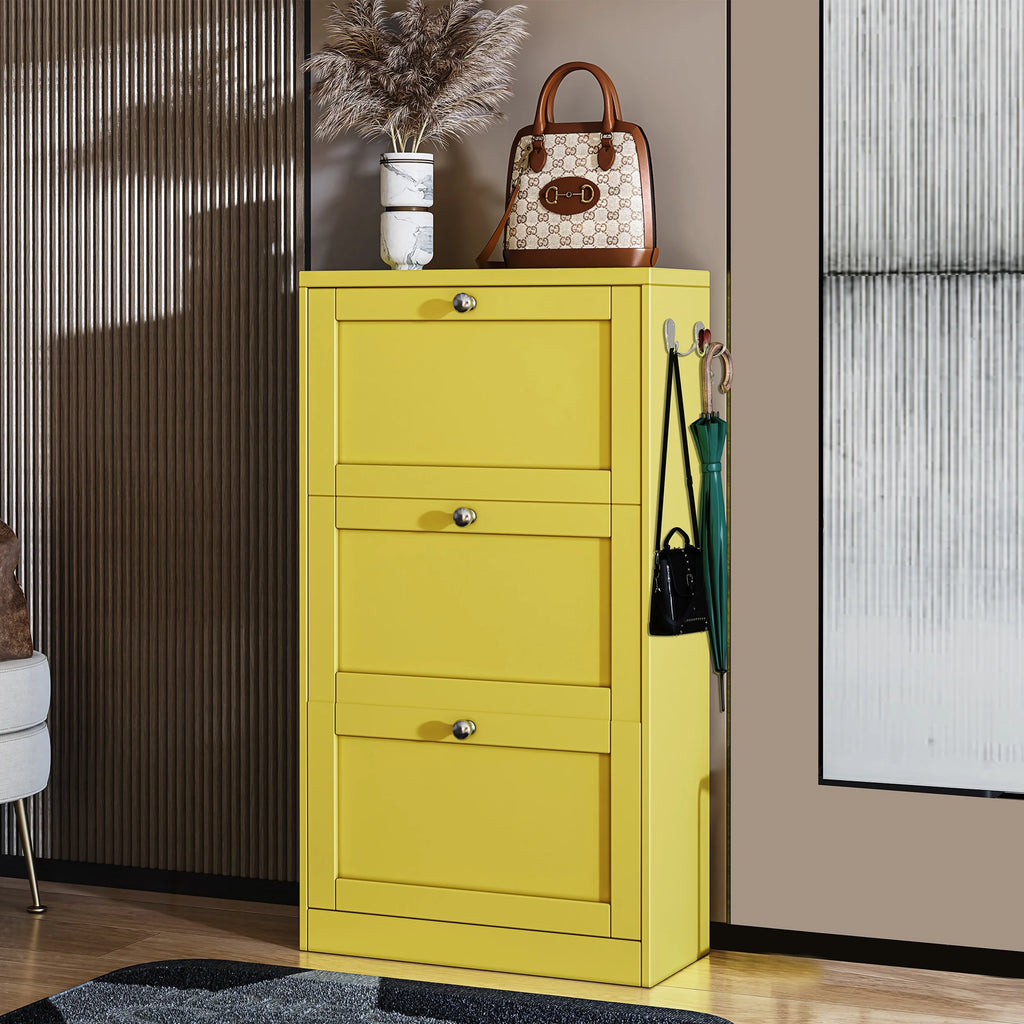 Shaker Shoe Cabinet For Hallway | Modern Shoe Storage Unit
