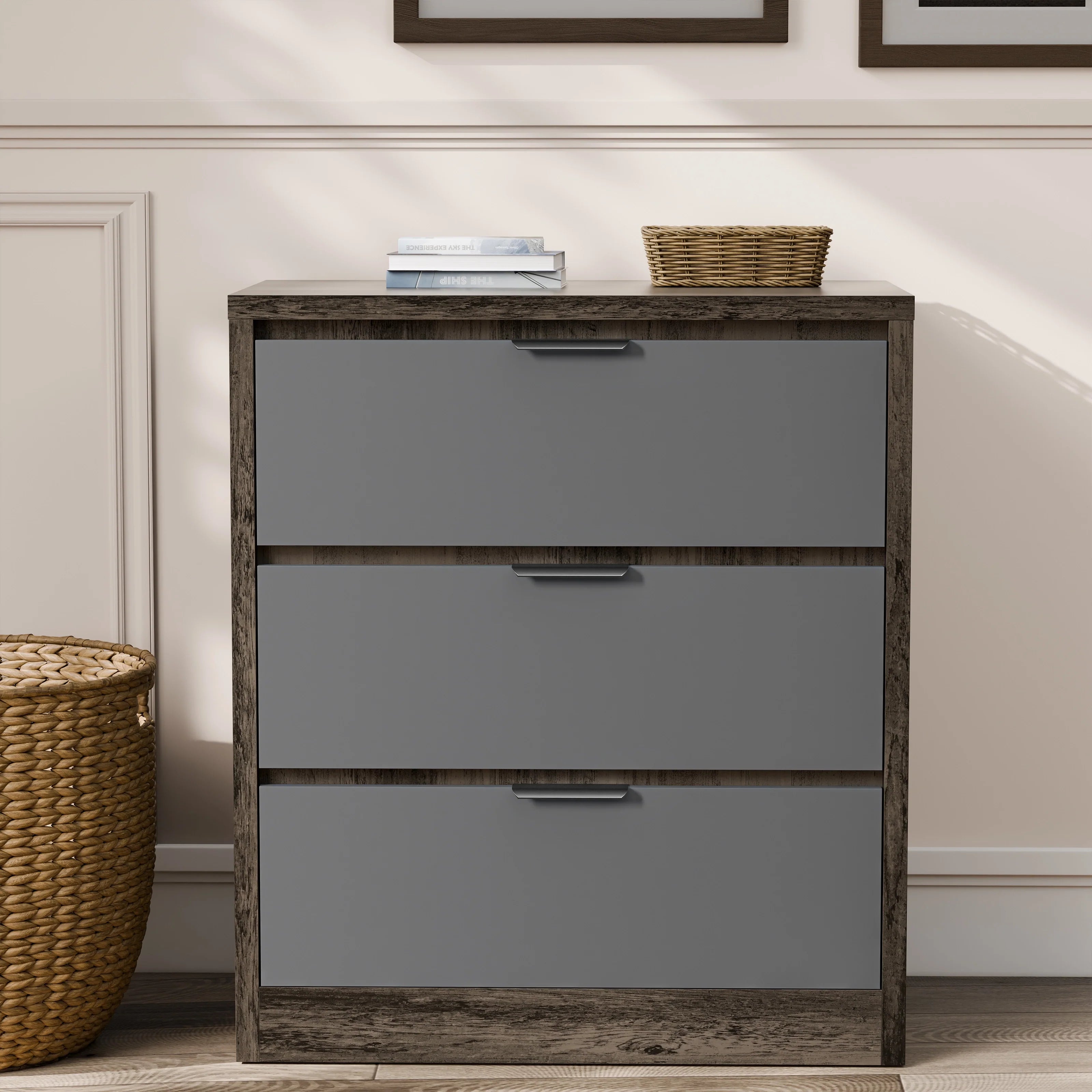 Skova 3 Drawer Chest of Drawers - Small Bedroom Drawers