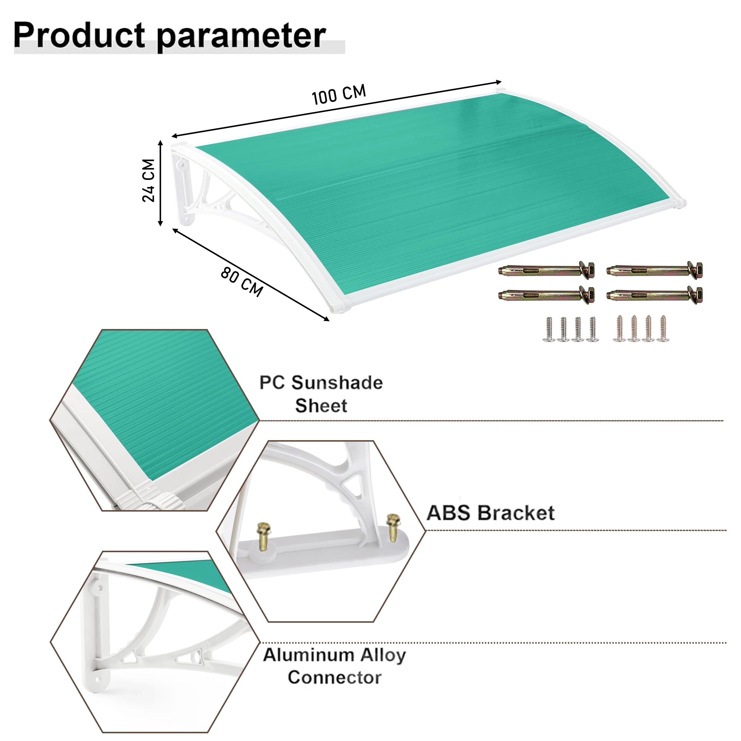 Waterproof Front Door Canopy