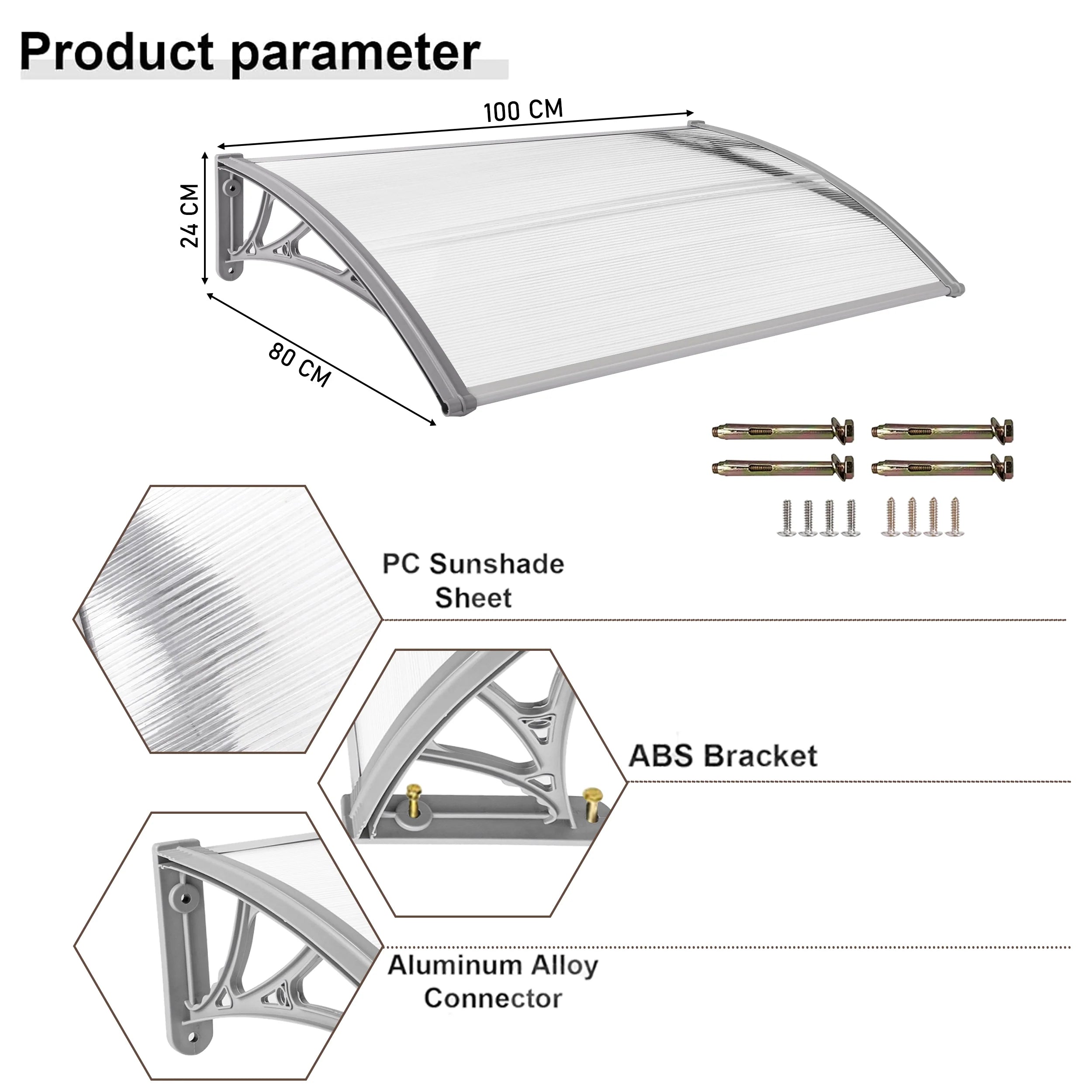 Waterproof Front Door Canopy