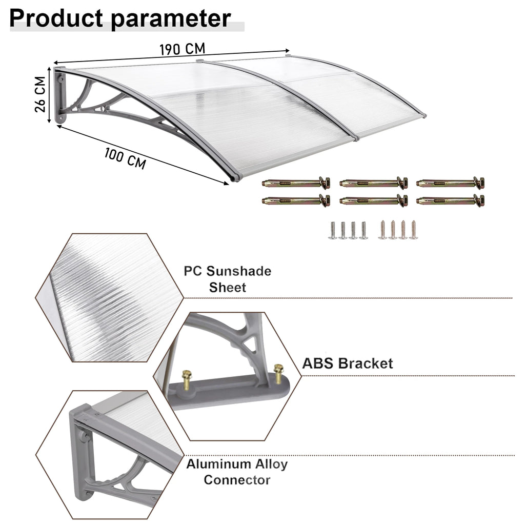 Waterproof Front Door Canopy
