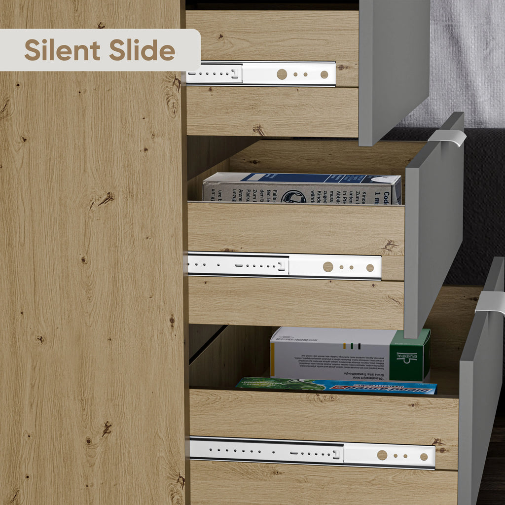 Skova 4 Drawer Chest of Drawers - Deep Chester Drawers