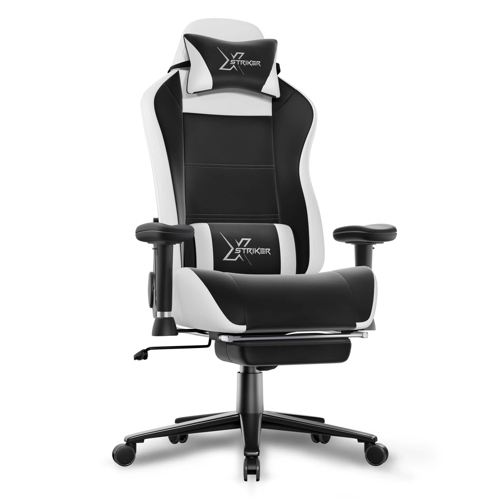 Xstriker Velvet Gaming Chair with Footrest – Wide Ergonomic Chair