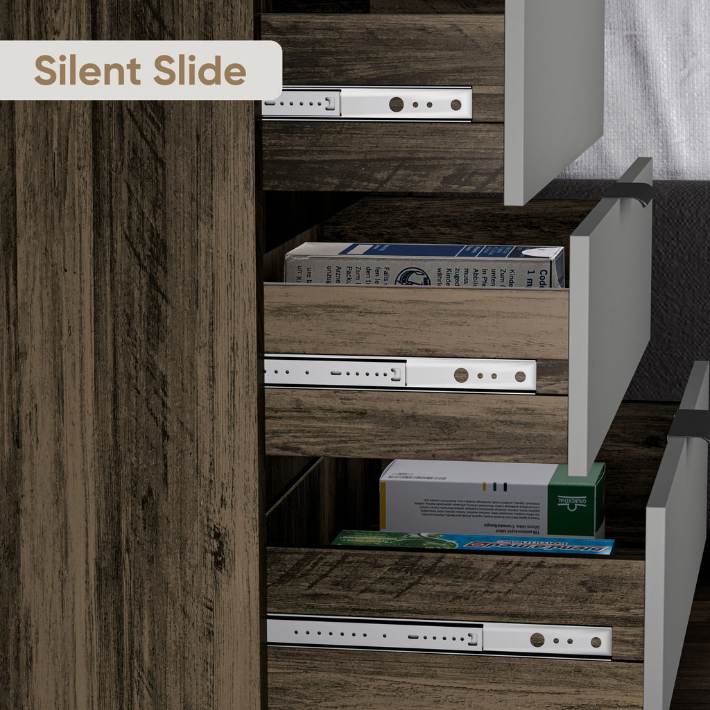 Skova 4 Drawer Chest of Drawers - Deep Chester Drawers