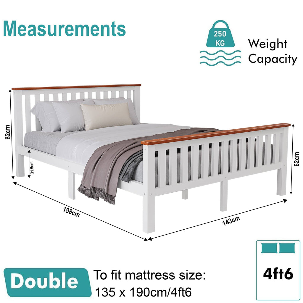 Wooden Double Bed Frame