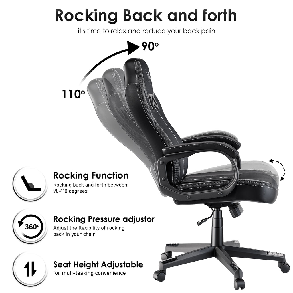 Xstriker Small Gaming Chair - Fabric PC Computer Desk Office Chair