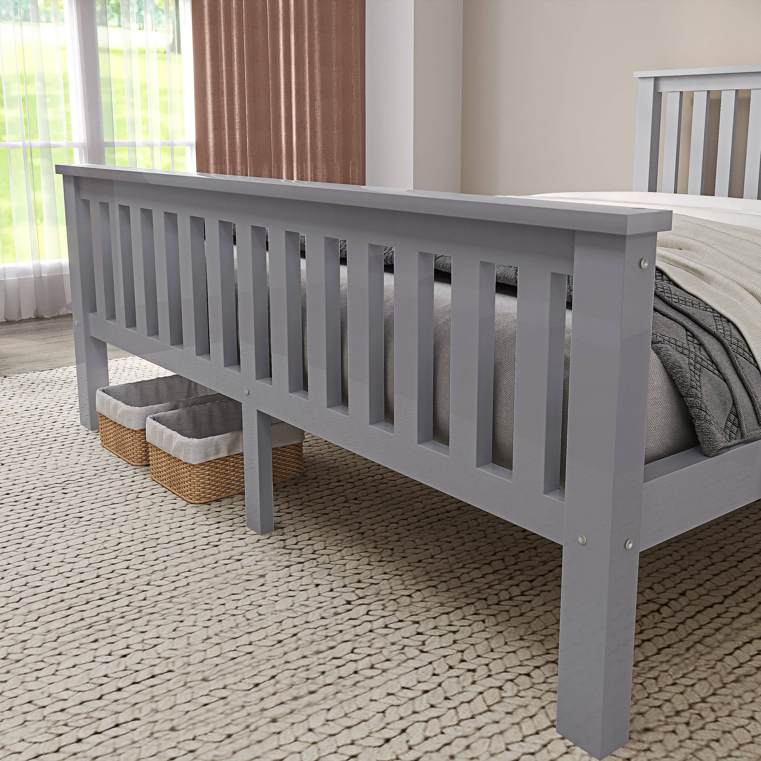 Wooden Double Bed Frame