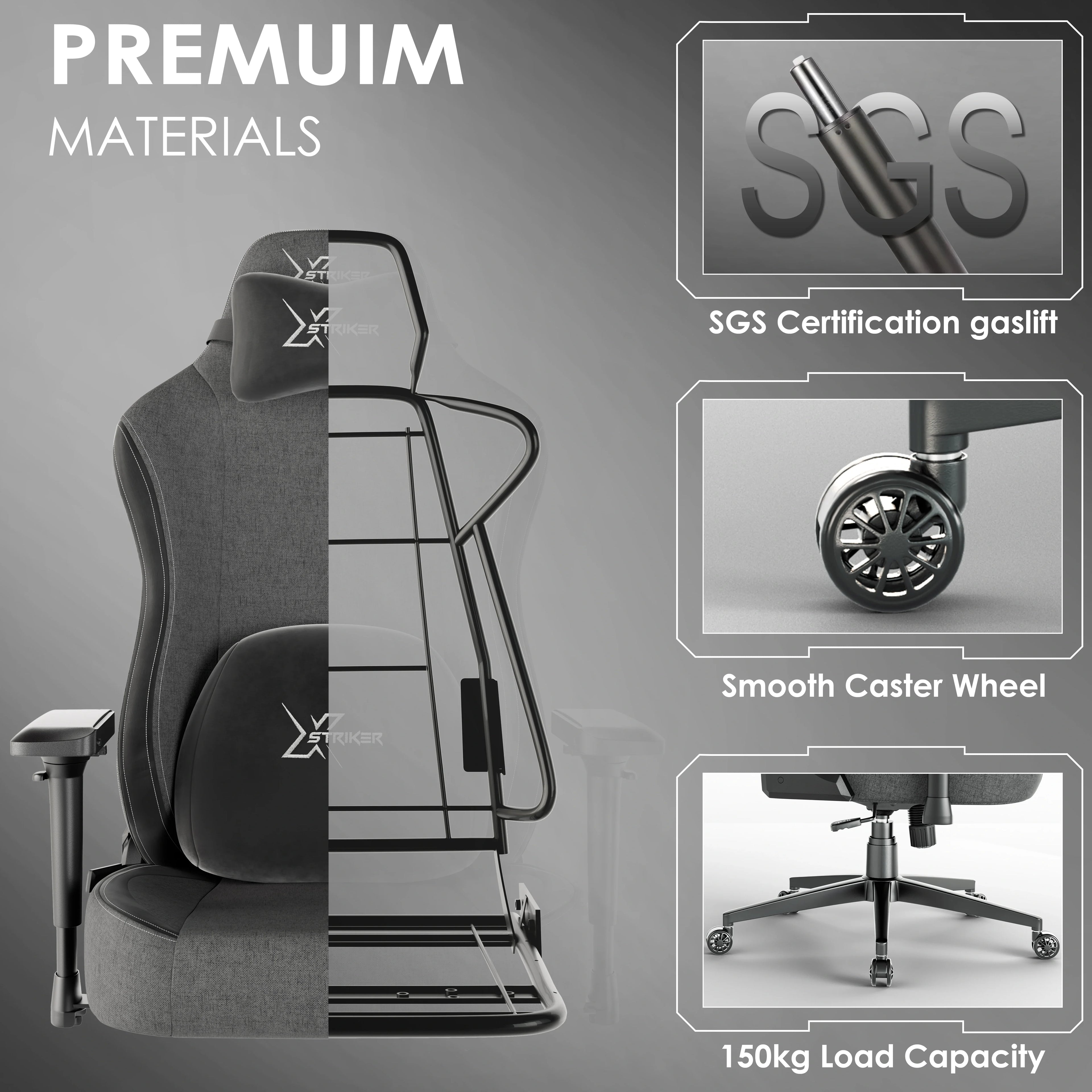 Xstriker Ergonomic Home Office Chair - Computer PC Gaming Chair