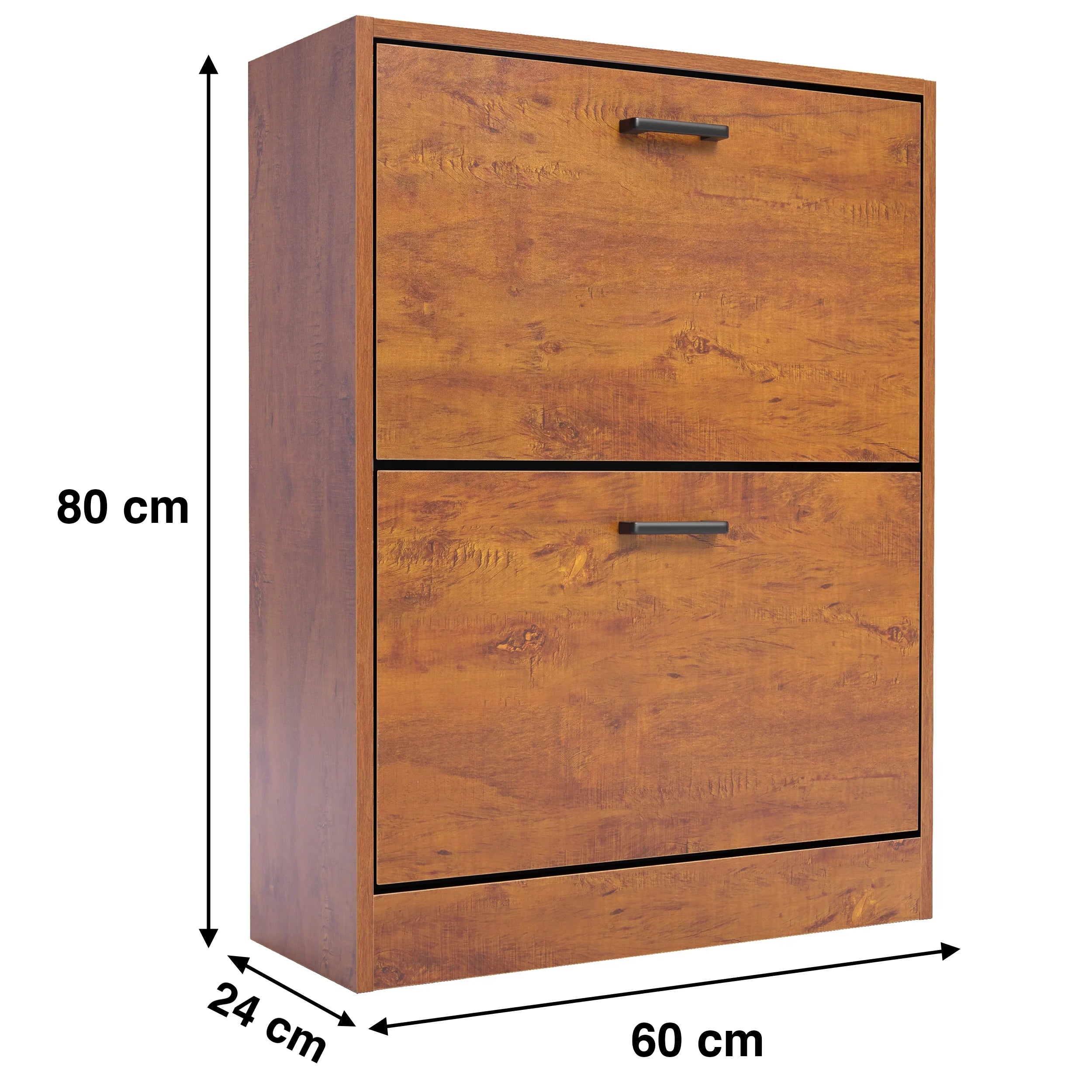 2 Door Slim Shoe Cabinet For Hallway | Small Shoe Storage