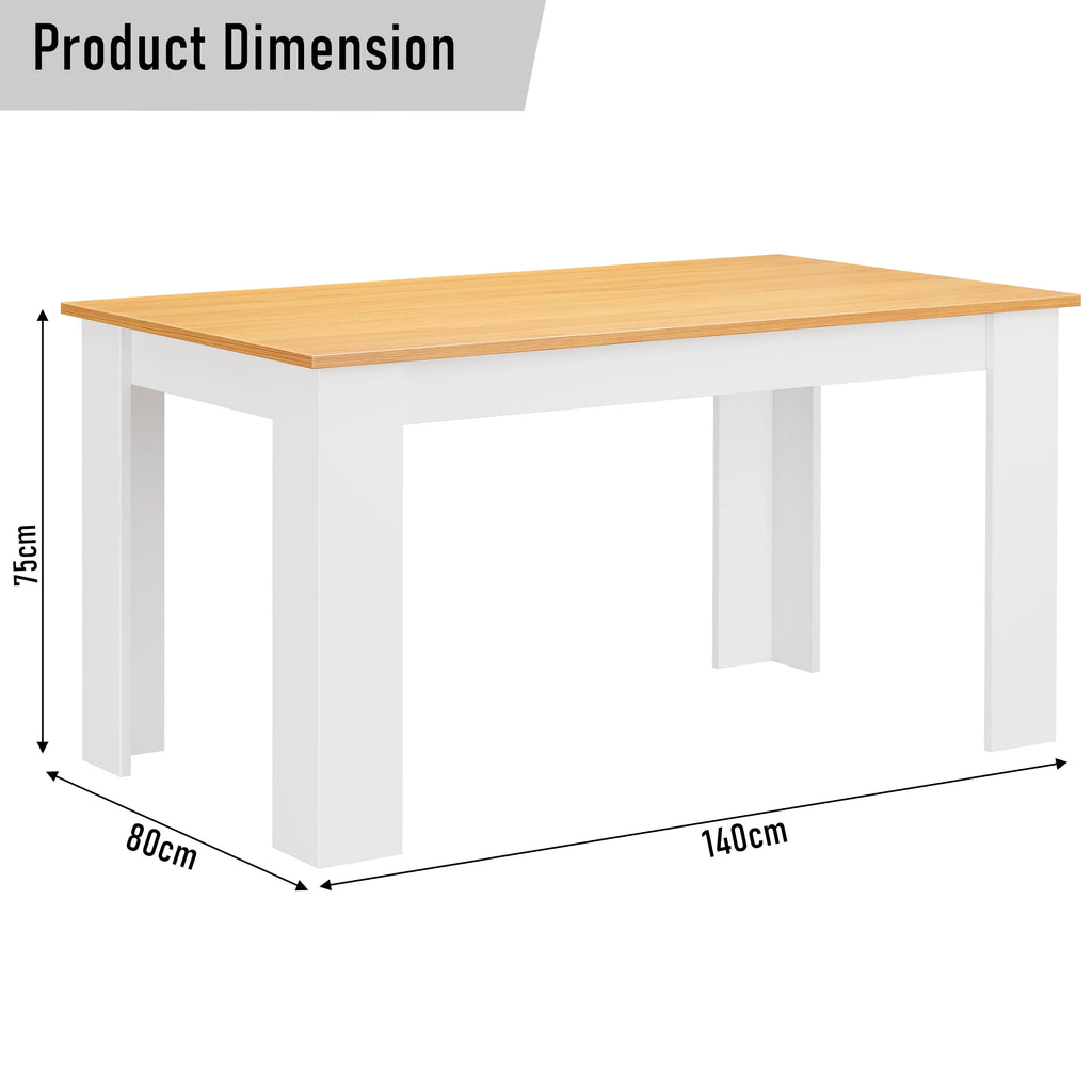 4 and 6 Seater Dining Table Rectangle