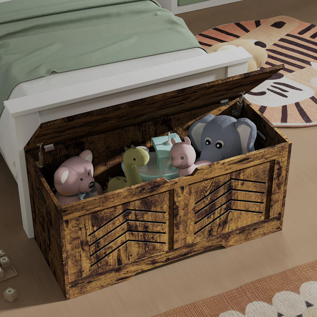 Large Toy Box - Bedding Blanket Box Storage Chest Trunk Bench