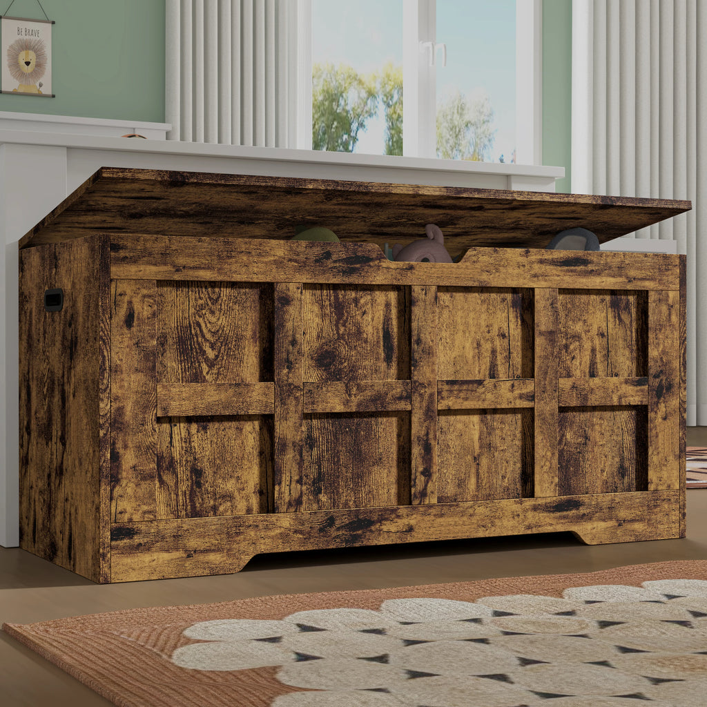 Kids Toy Box  – Shaker Blanket Box Bench Storage Chest Trunk