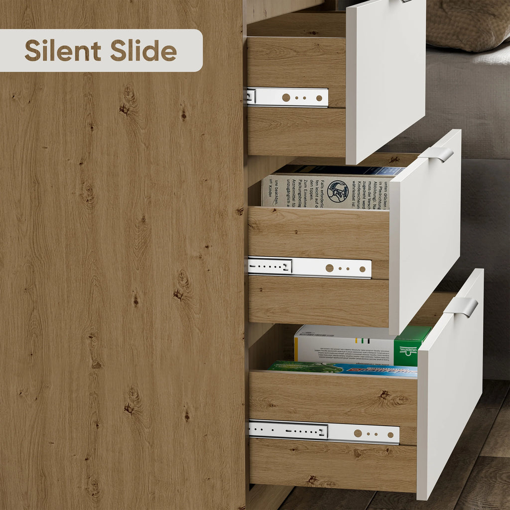 Skova 3 Drawer Chest of Drawers - Small Bedroom Drawers