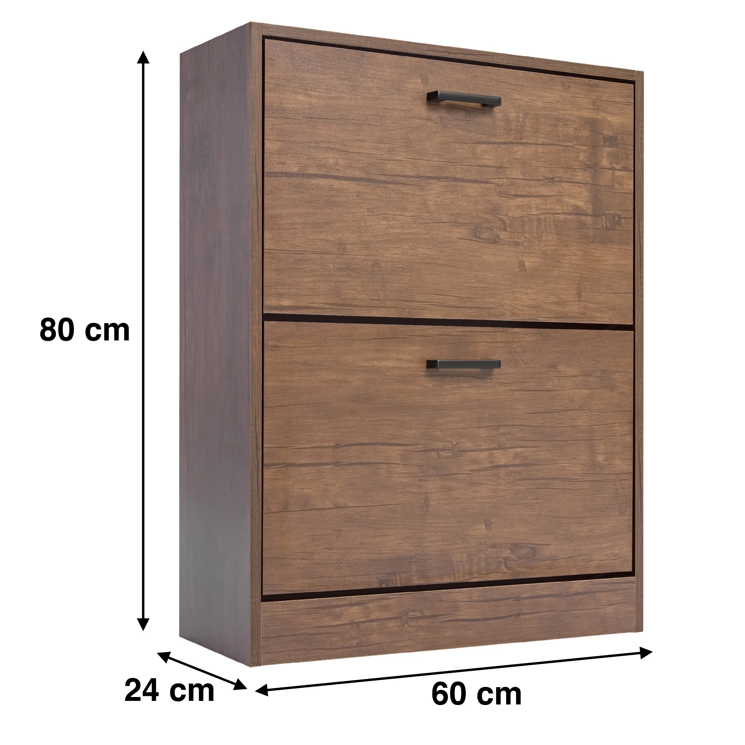 2 Door Slim Shoe Cabinet For Hallway | Small Shoe Storage